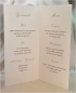 Men�karte zur Hochzeit in Creme und Braunt�nen