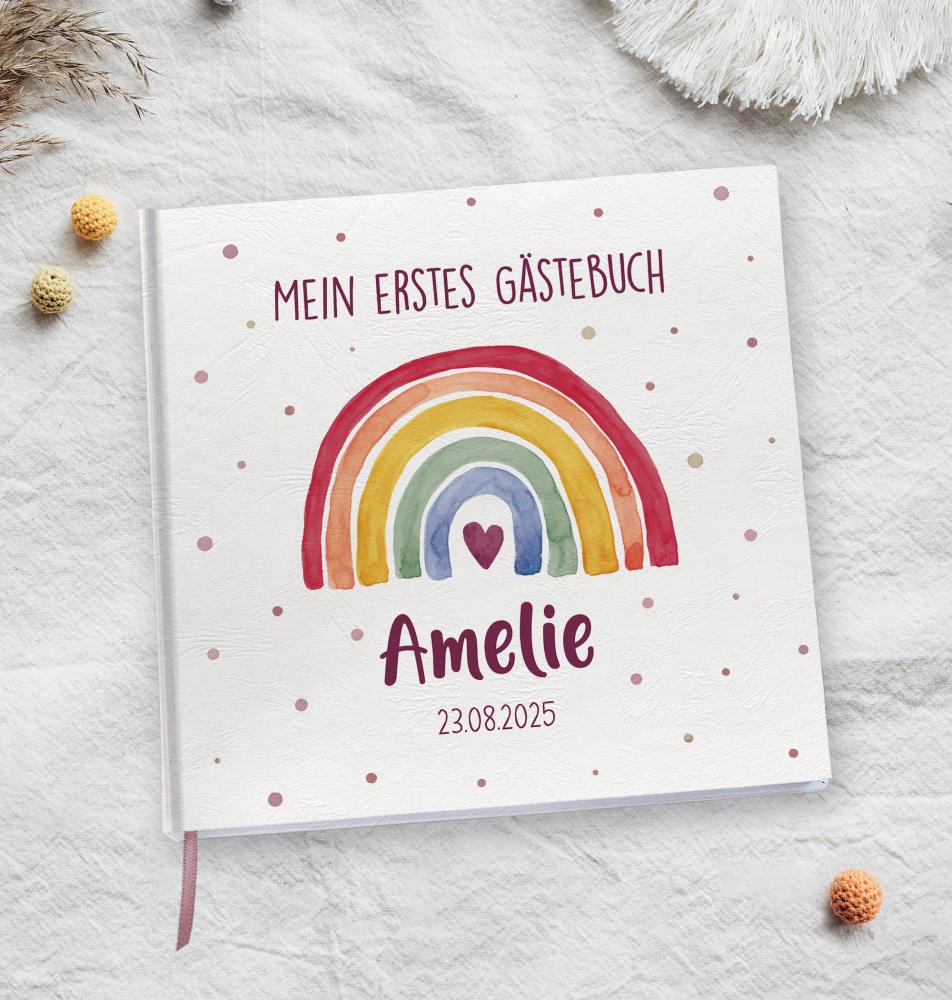 Preview: Gästebuch "Regenbogen Bunt Beere" Preview: Gästebuch "Regenbogen Bunt Beere"