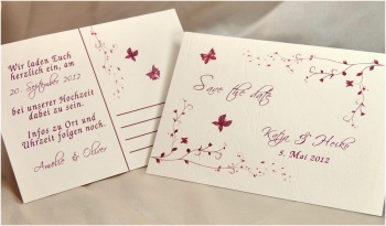 Save-the-date-Karte "Dornröschen"