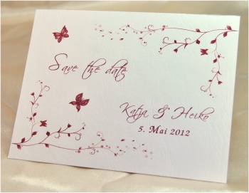 Save-the-date-Karte "Dornröschen"